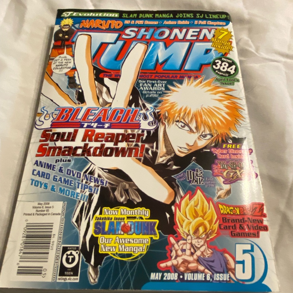 Shonen Jump Magna Magazine #65 May 2008 Volume 6 Issue 5 Bleach Cover Wrinkles